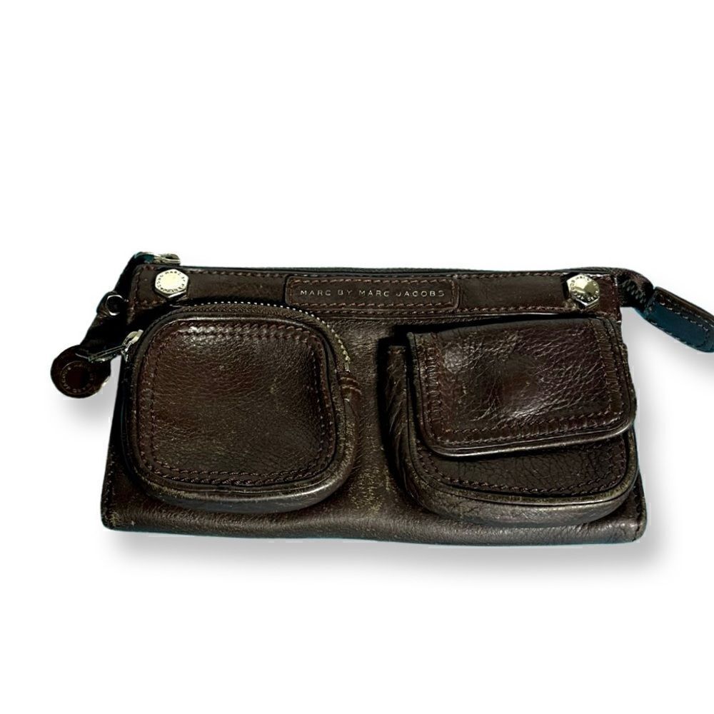 Marc Jacobs - Burgundy Leather Clutch